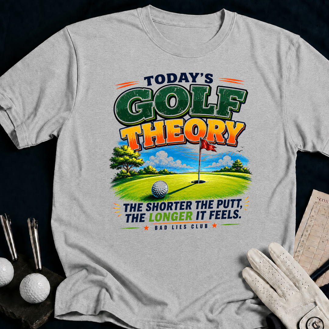 Todays Golf Theory. The Shorter The Putt The Longer It Feels. - sport_grey
