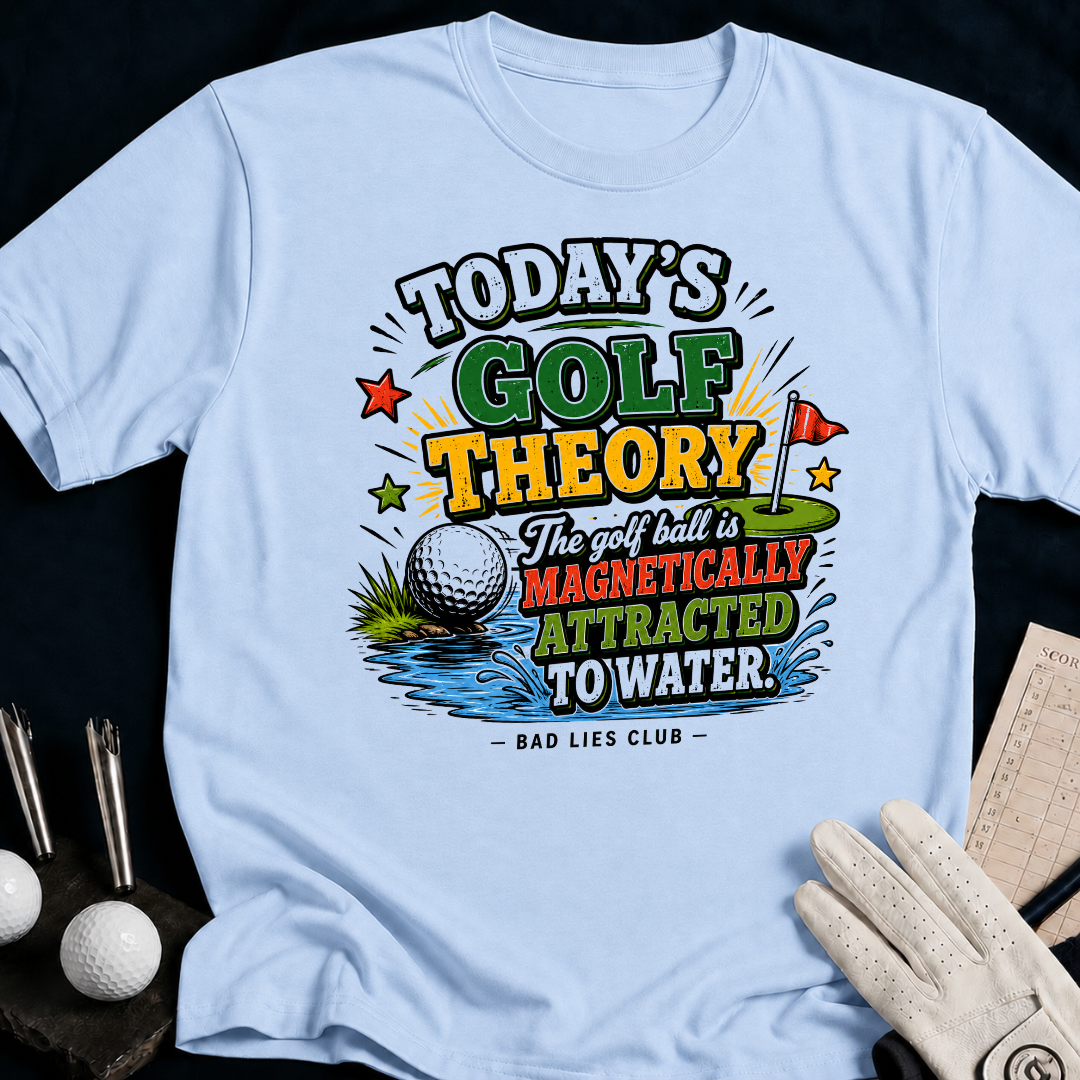 Today's Golf Theory. The Golf Ball Is Magnetically Attracted To Water - light_blue