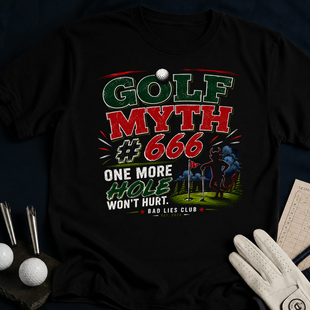 Golf Myth 666, One More Hole. - black