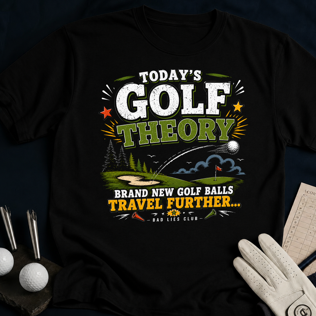 Todays Golf Theory, Brand New Golf Balls. - black