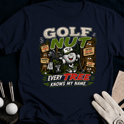 Golf Nut. Every Tree Knows y Name. - navy