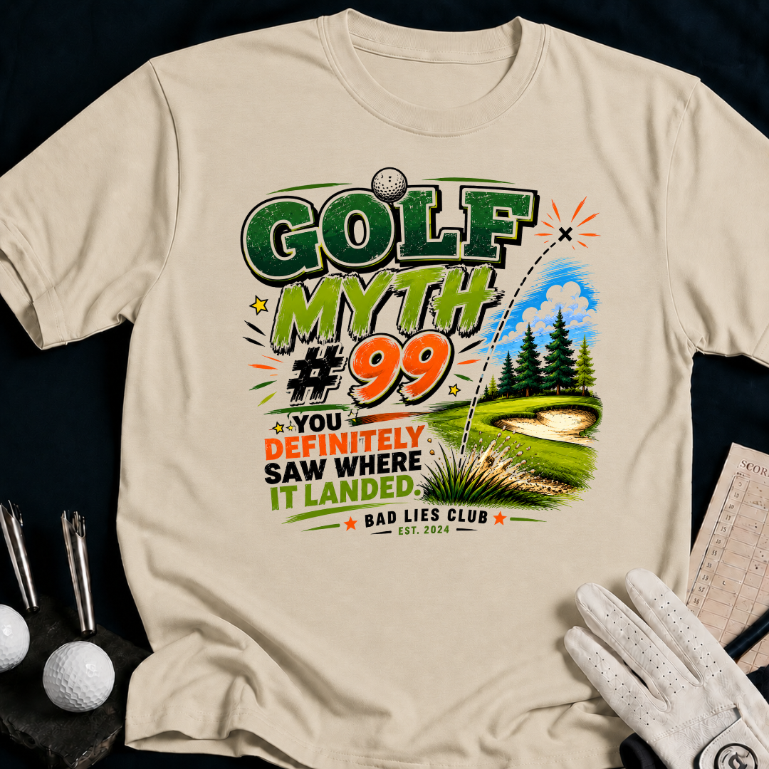 Golf Myth 99 You Definitely Saw Where It Landed. - sand