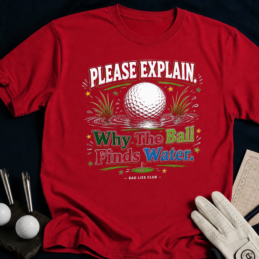 Please Explain. Why The Ball Finds Water. - antique_cherry_red