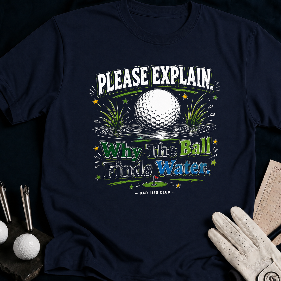 Please Explain. Why The Ball Finds Water. - navy