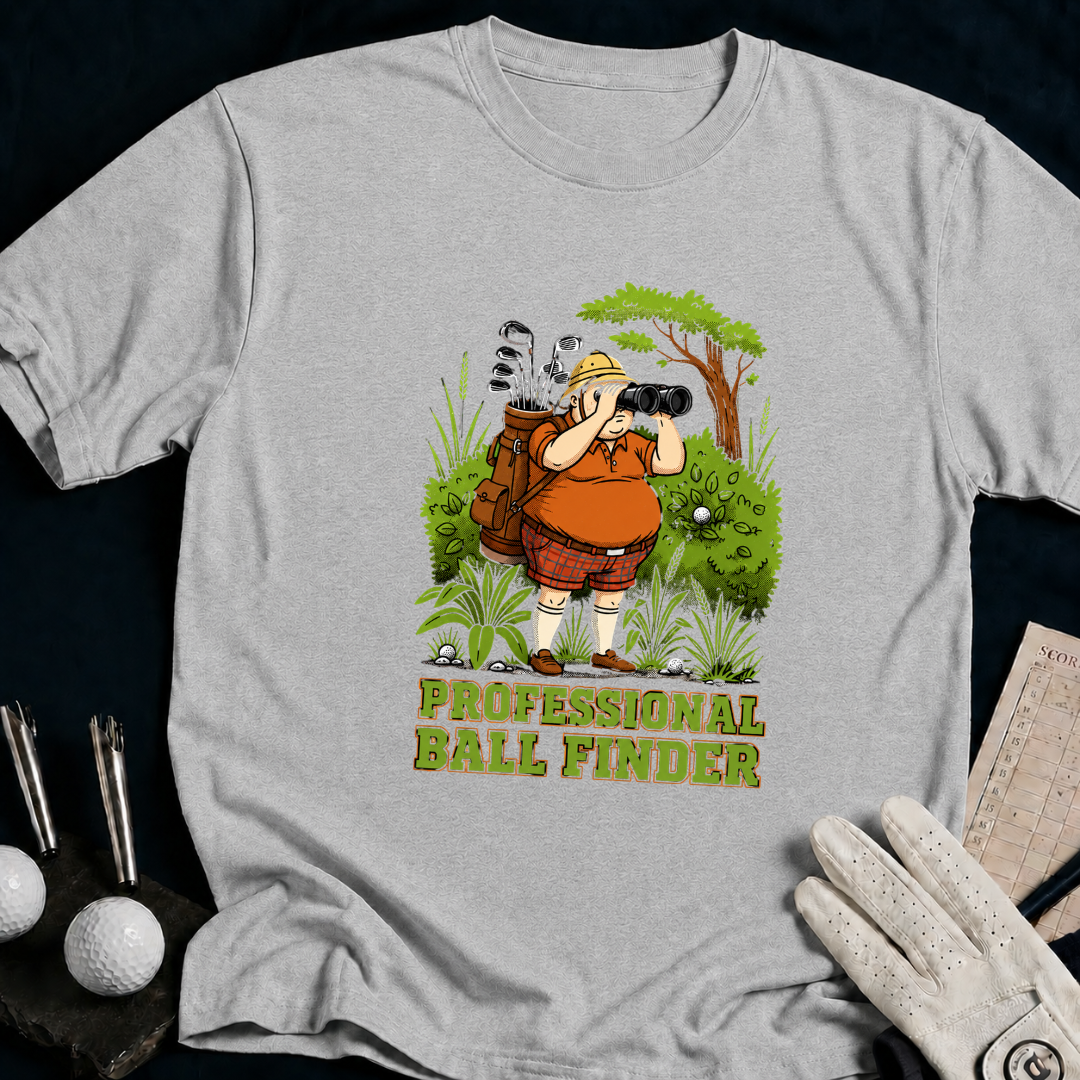 Professional Ball Finder – funny golf t-shirt in Sport Grey | Bad Lies Club