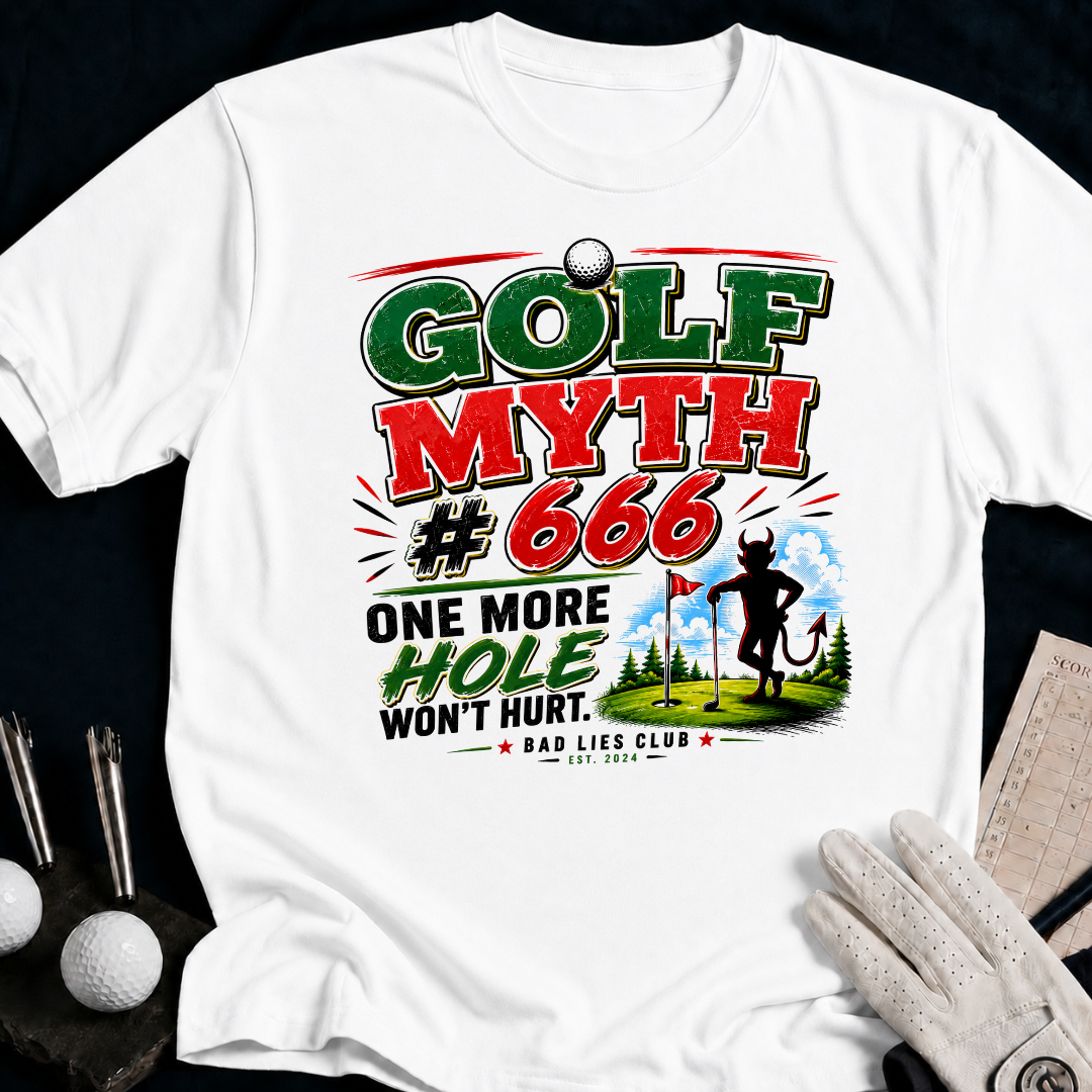 Golf Myth 666, One More Hole. - white