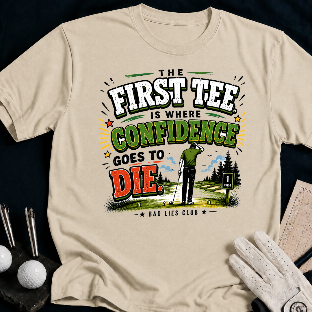The First Tee Is Where Confidence Goes To Die. - sand