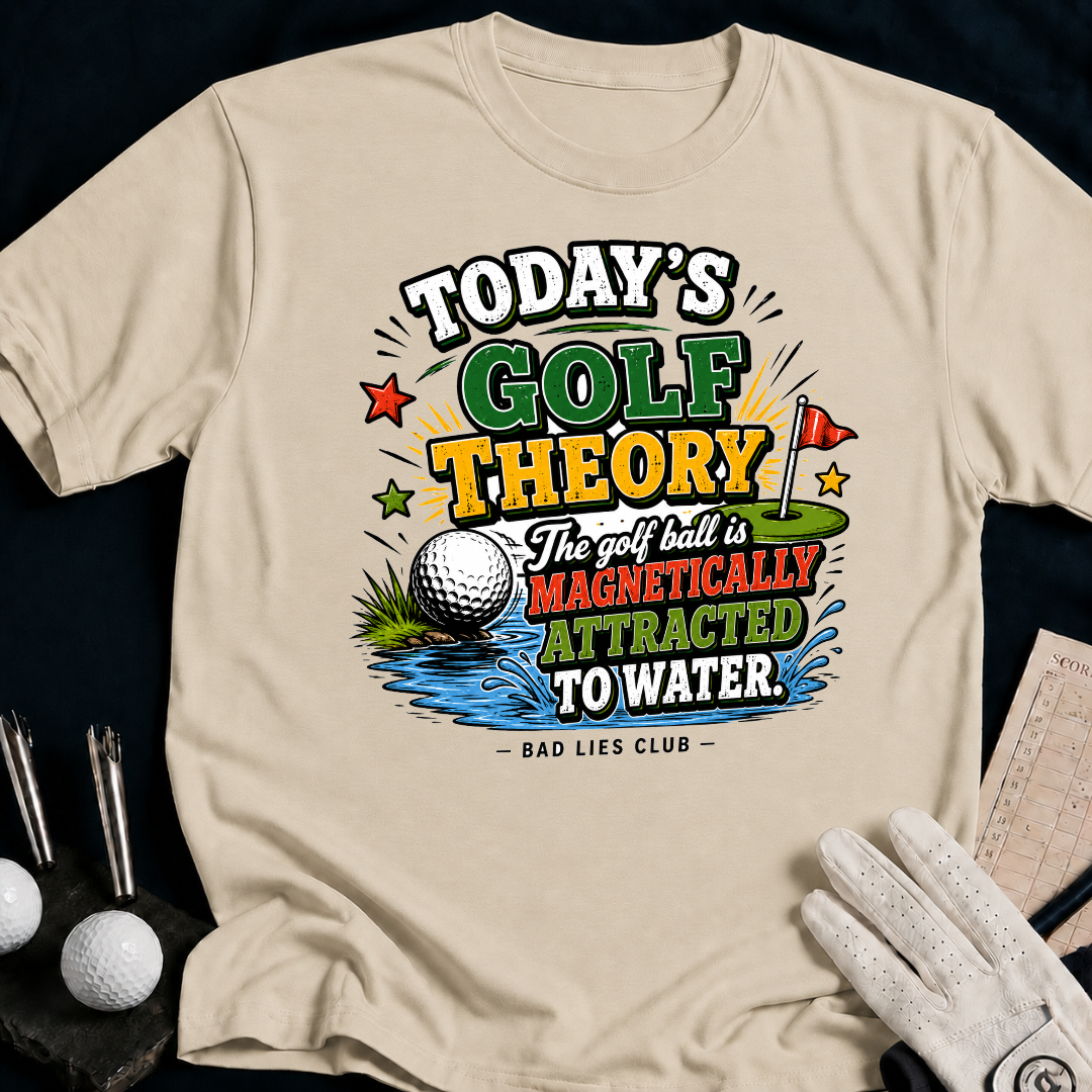 Todays Golf Theory The Golf Ball Is - sand