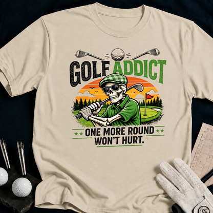 Golf Addict. One More Round Won't Hurt. - sand