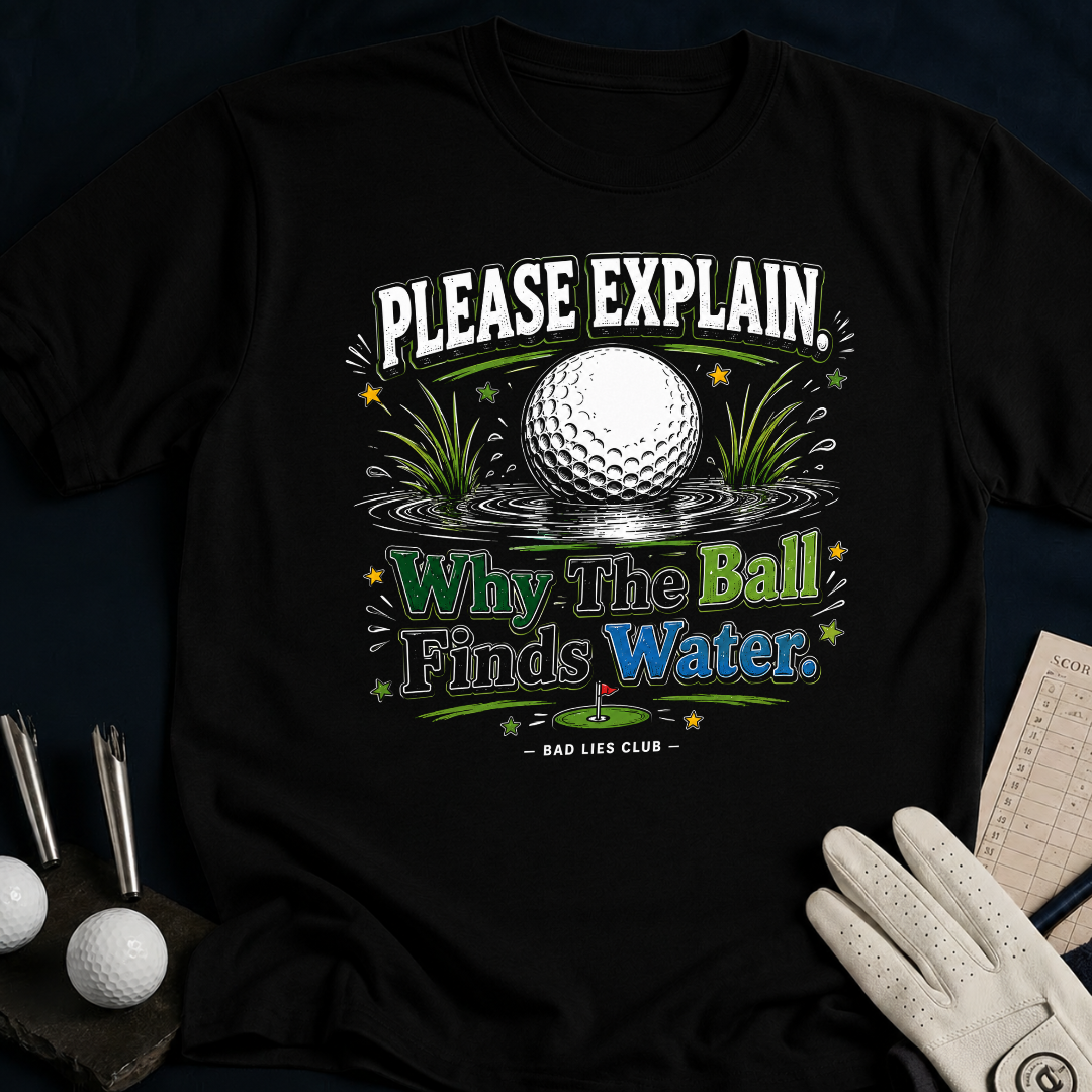Please Explain. Why The Ball Finds Water. - black